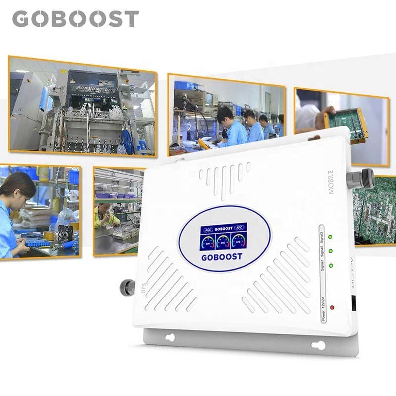 Goboost high quality amplifier 850 900 2100 triband cdma gsm wcdma 2g 3g 4g mobile signal booster
